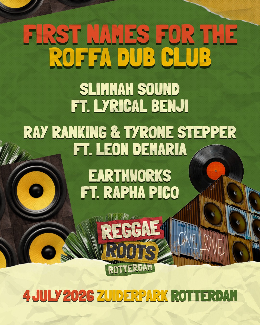 Slimmah Sound, Ray Ranking & Tyrone Stepper and Earthworks
