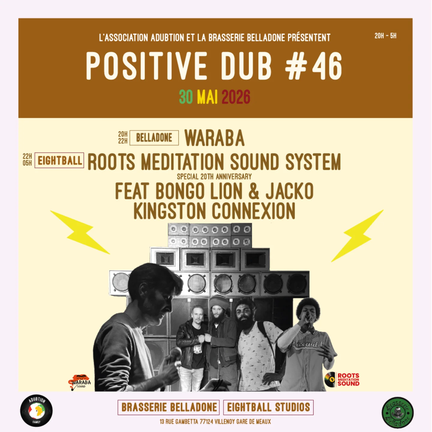 Waraba, Roots Meditation Sound System and Kingston Connexion