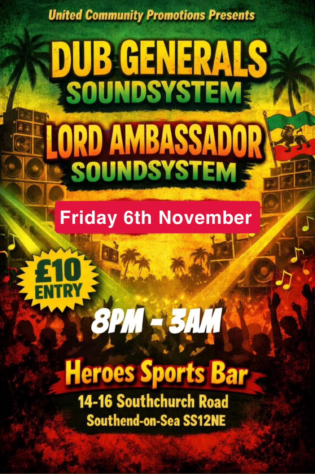 DUB GENERALS SOUNDSYSTEM AND LORD AMBASSADOR SOUNDSYSTEM