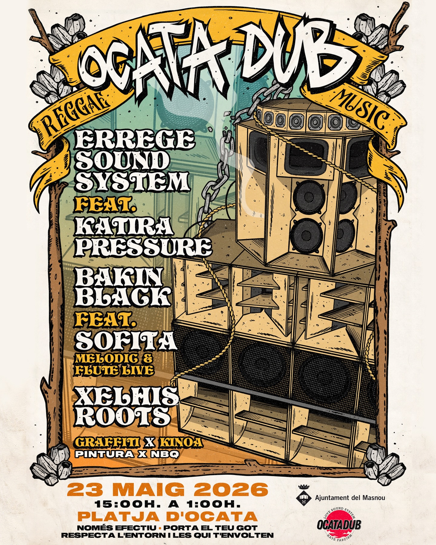 Errege Sound System, Bakin Black and Xelvis Roots