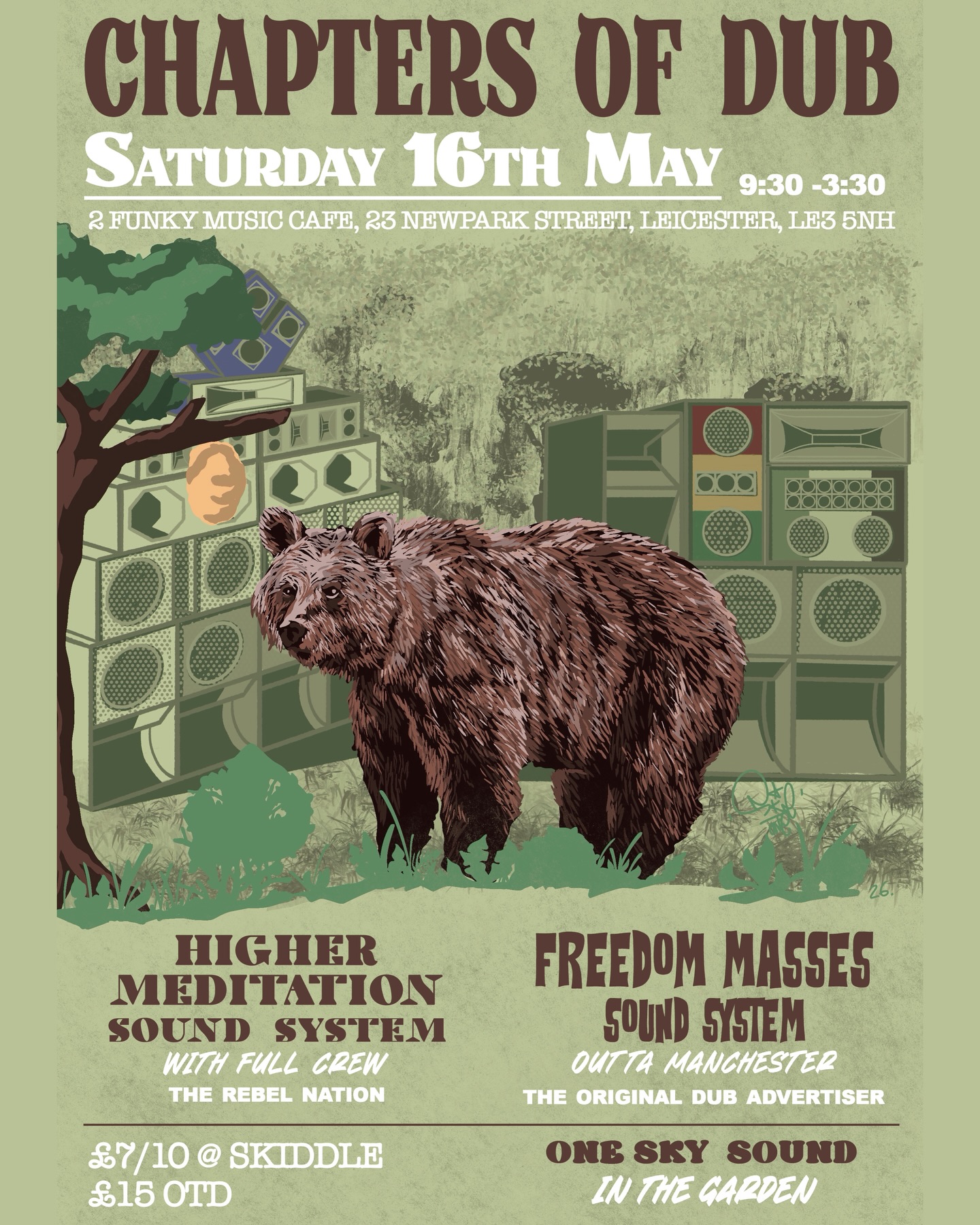 Higher Meditation Sound System, Freedom Masses Sound System and One Sky Sound