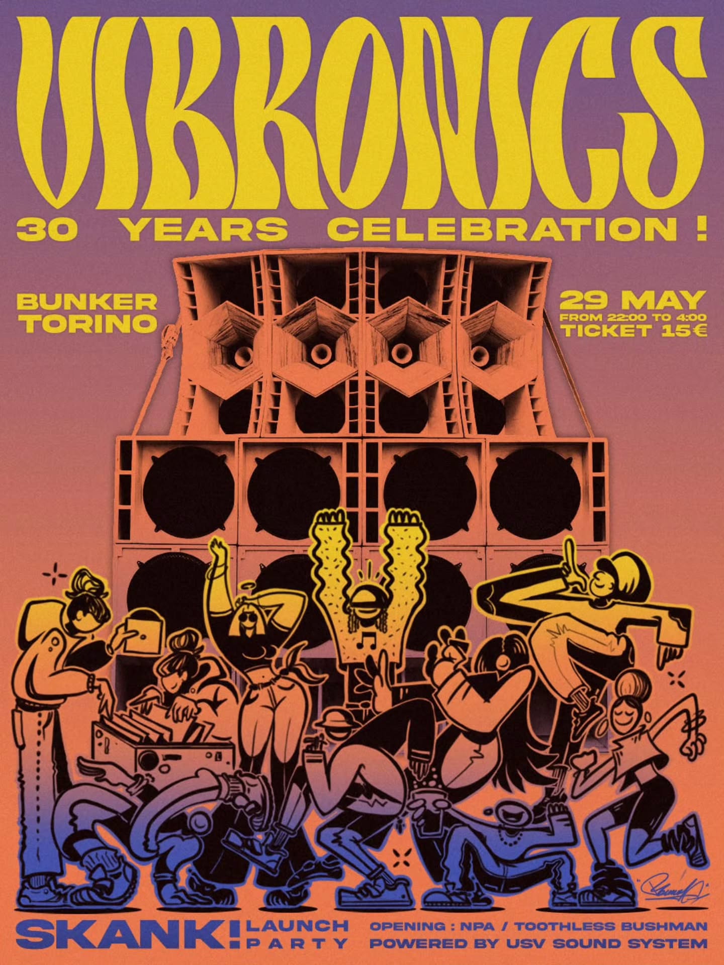 VIBRONICS, NPA, TOOTHLESS BUSHMAN and USV SOUND SYSTEM