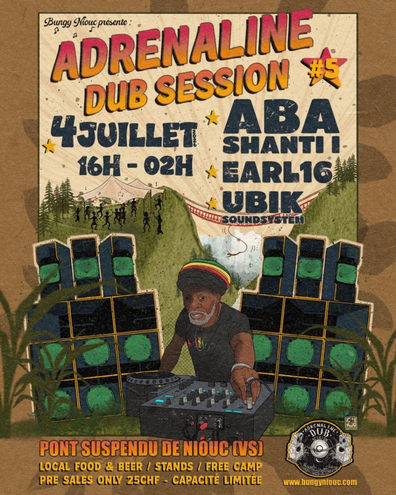 ABA SHANTI I, EARL16 and UBIK soundsystem