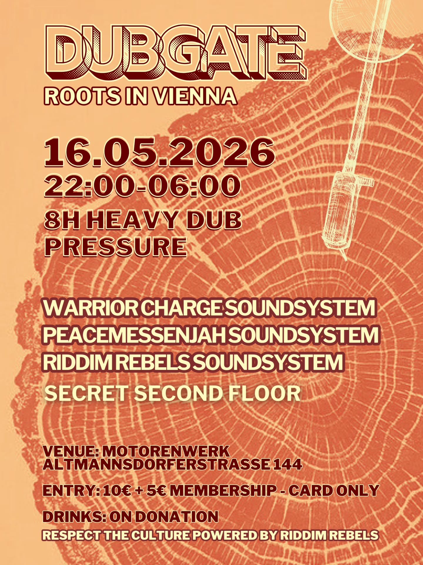 Warrior Charge soundsystem, Peacemessenjah soundsystem and Riddim Rebels soundsystem