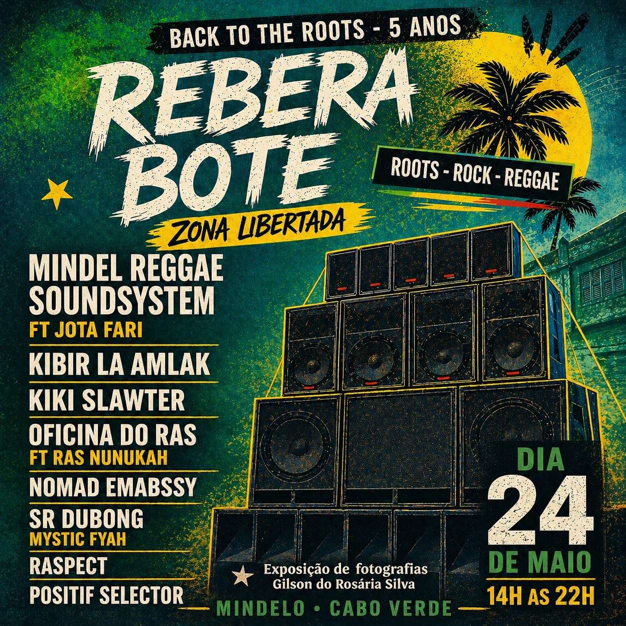 Mindel Reggae Soundsystem, Oficina do Ras and Positif Selector