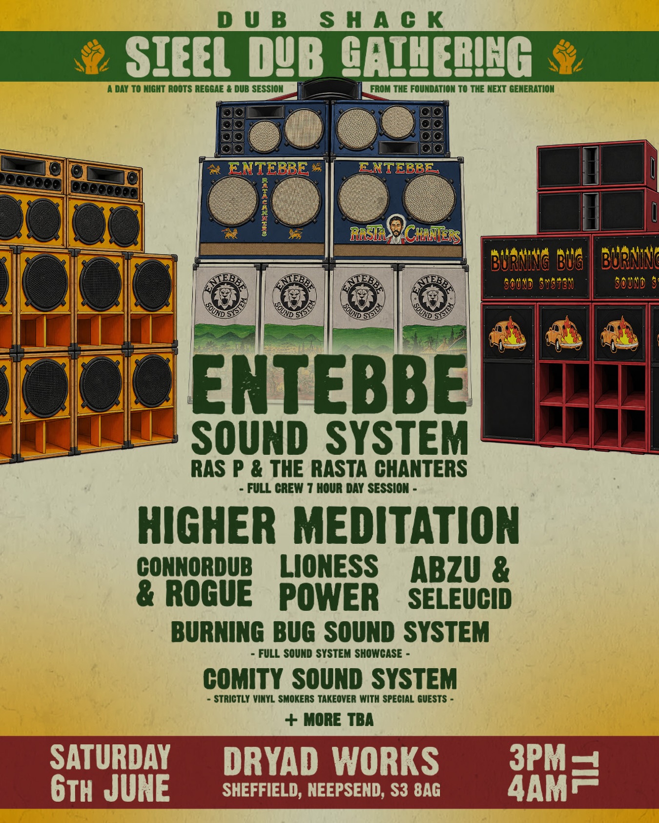 Entebbe Sound System, Burning Bug Sound System, Comity Sound System & more