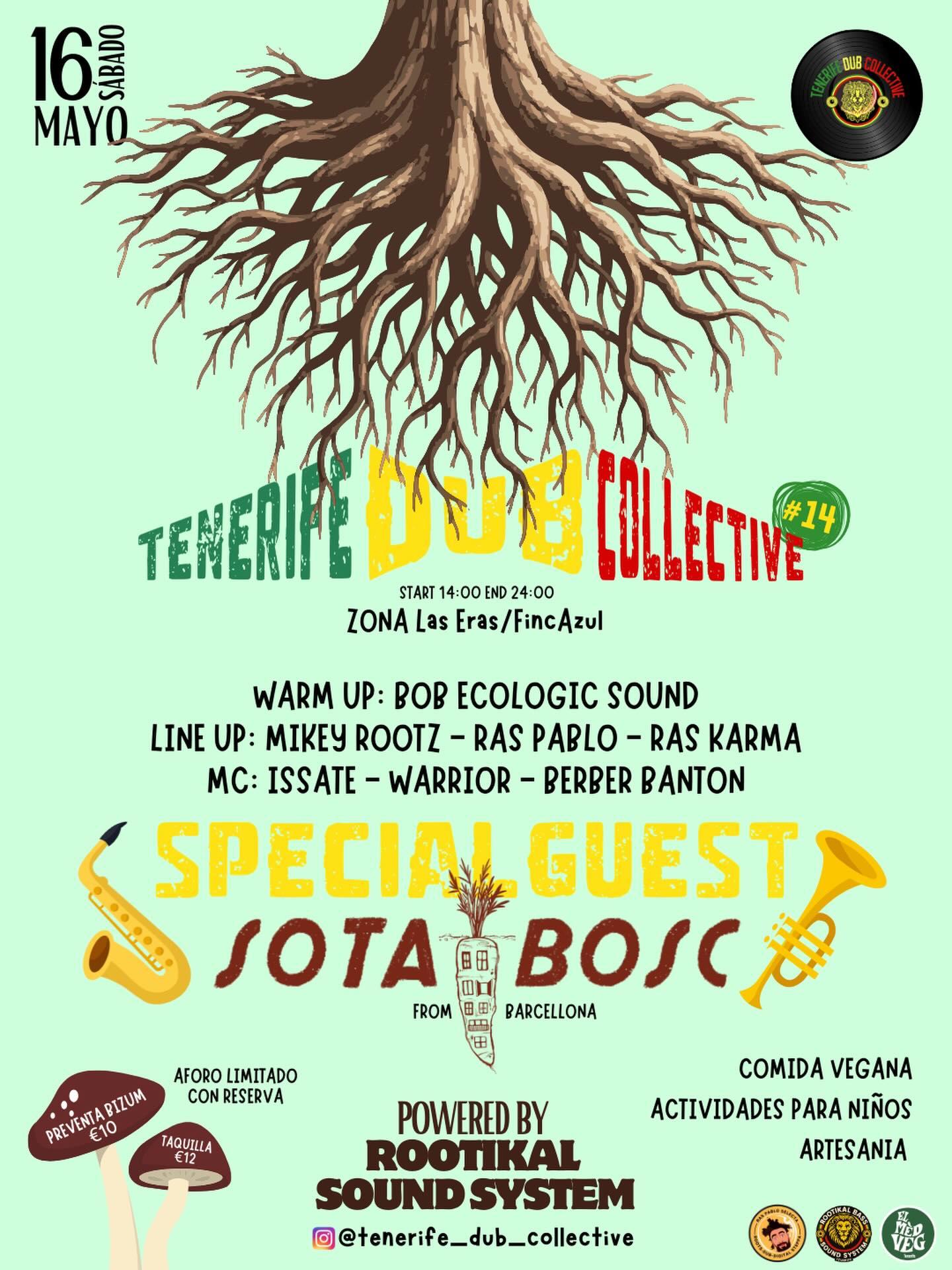 Bob Ecologic Sound, Mikey Rootz, Ras Pablo, Ras Karma, Issate, Warrior, Berber Banton, Sota/Bosc and Rootikal Sound System