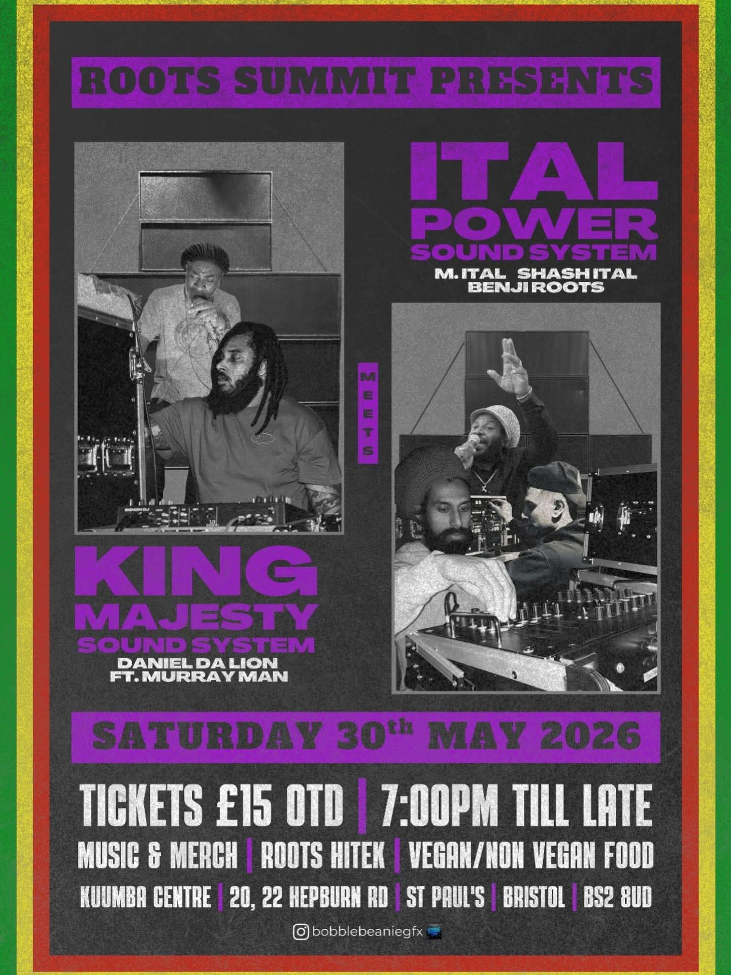 Ital Power Sound System AND King Majesty Sound System