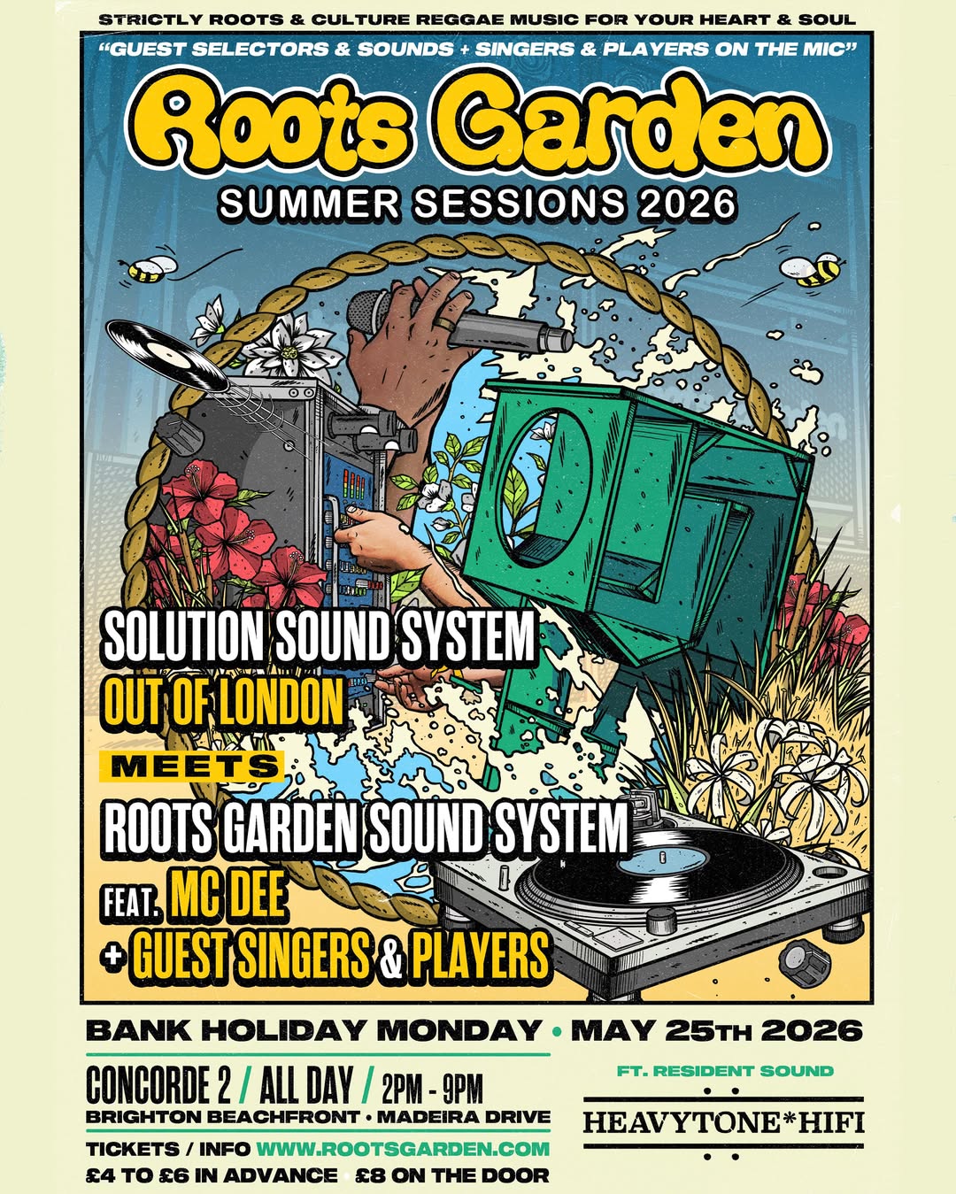 Solution Sound System AND Roots Garden Sound System