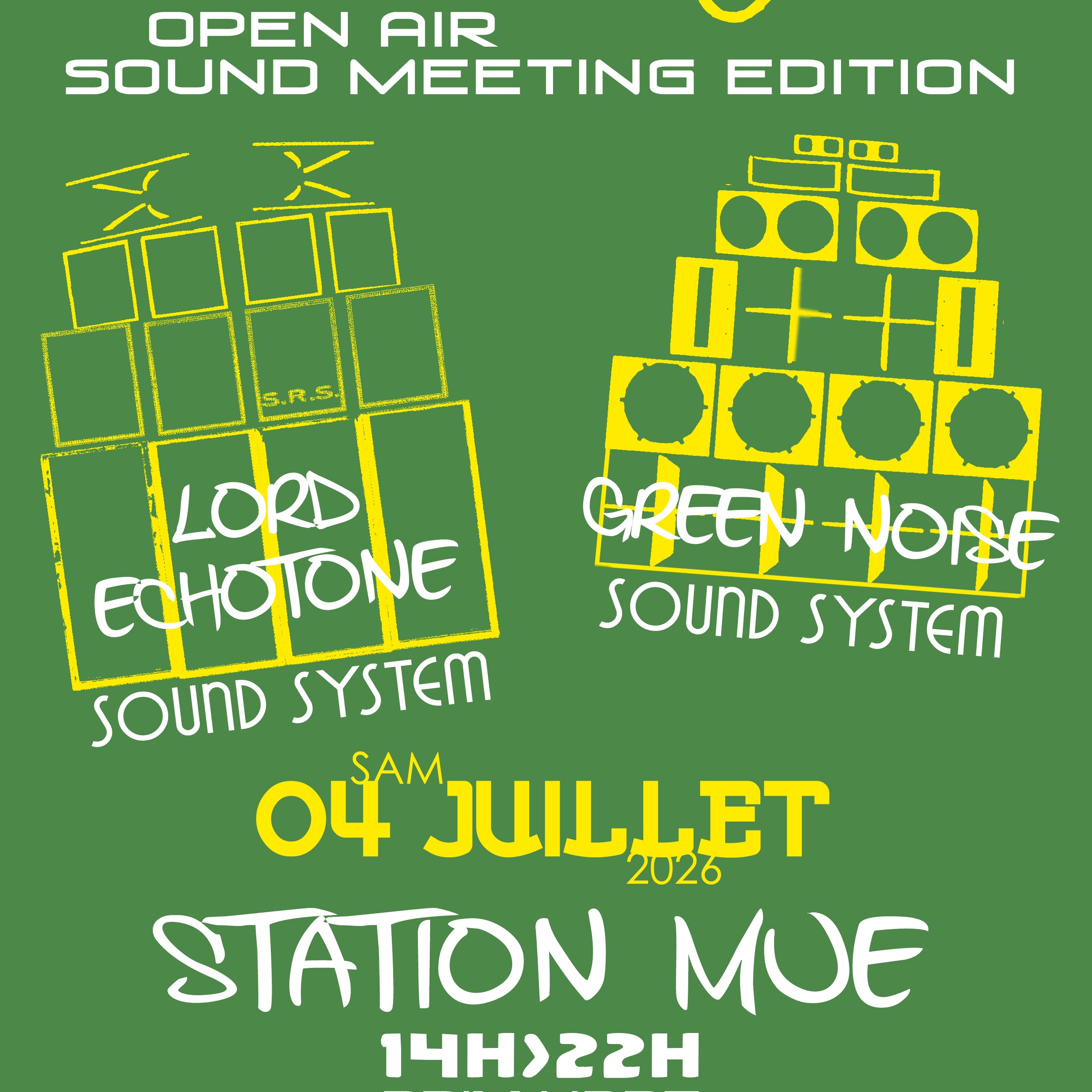 Lord Echotone soundsystem AND Green Noise soundsystem