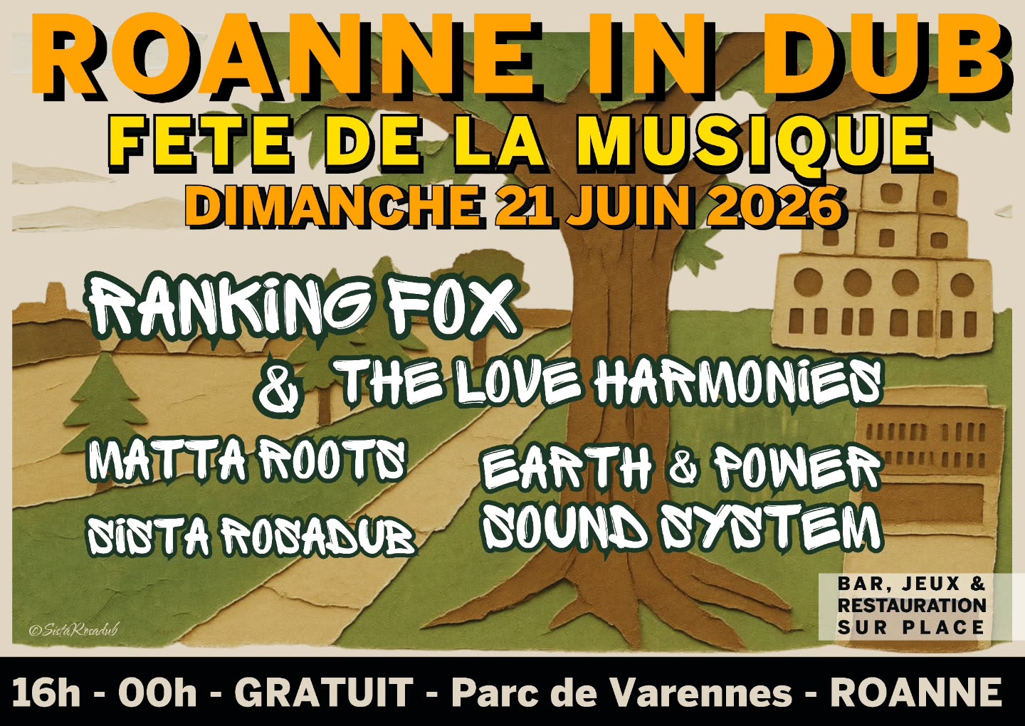 Ranking Fox, The Love Harmoniens and Earth & Power Sound System