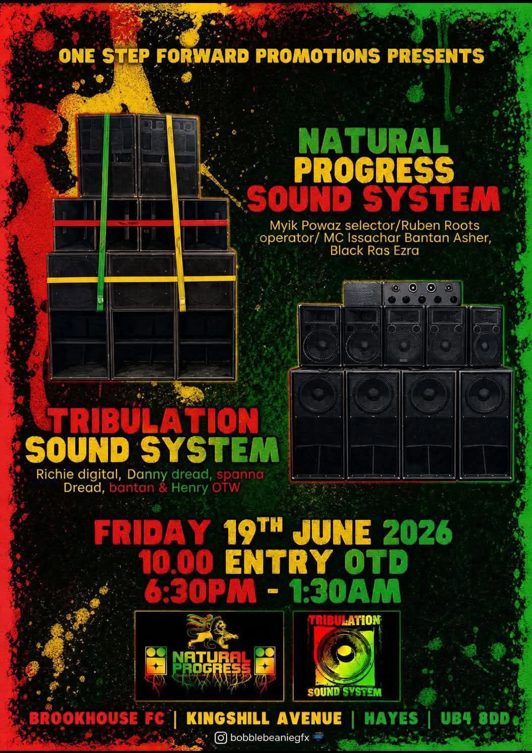 Natural Progress Sound System AND Tribulation Sound System