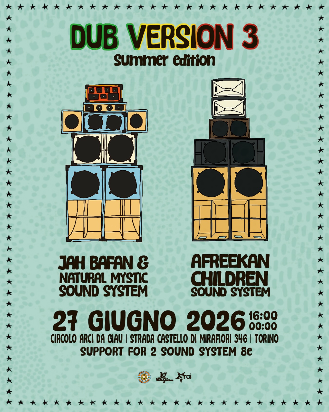 JAH BAFAN, NATURAL MYSTIC SOUND SYSTEM and AFREEKAN CHILDREN SOUND SYSTEM