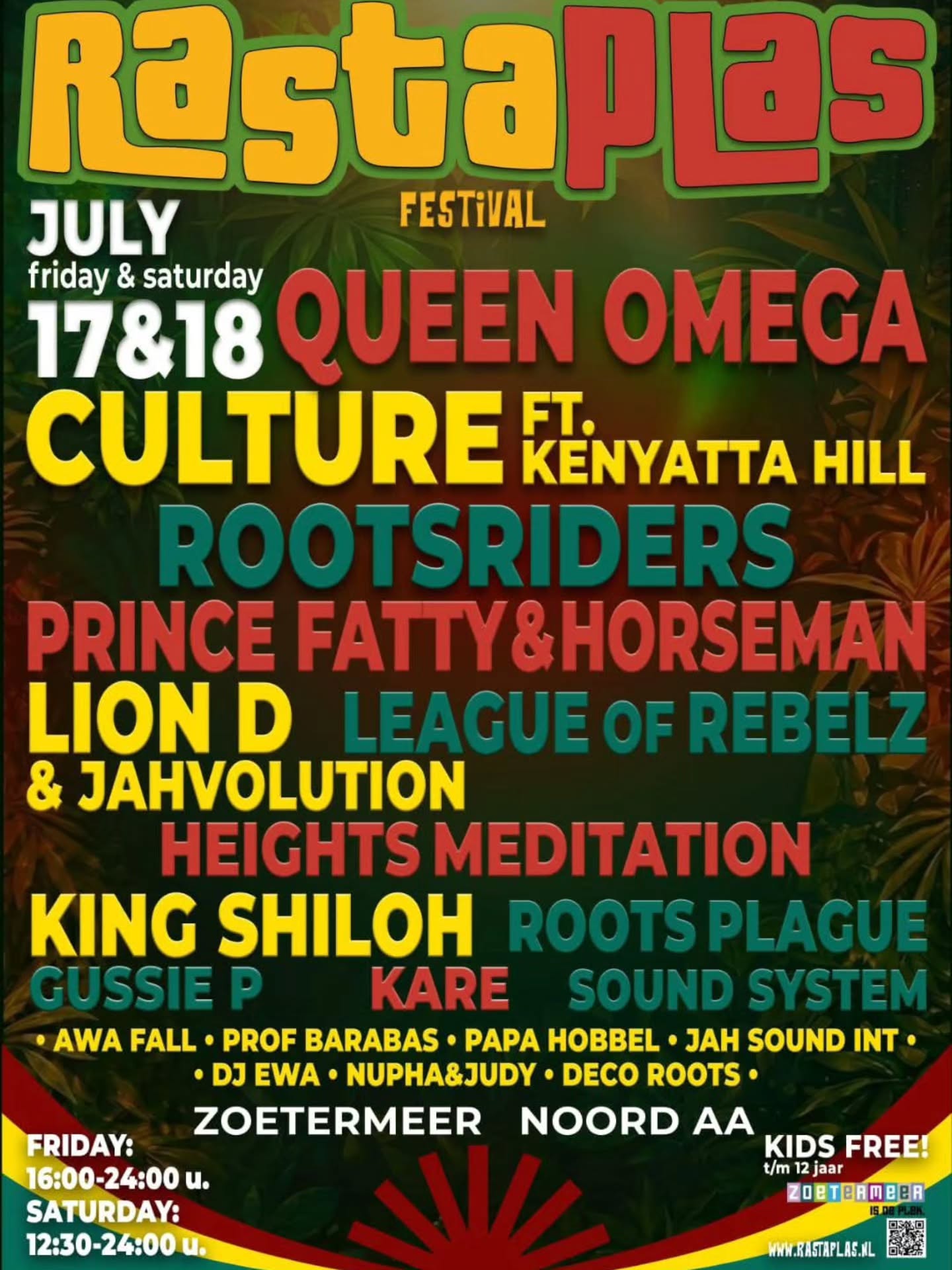 Queen Omega, Culture ft. Kenyatta Hill, King Shiloh and more