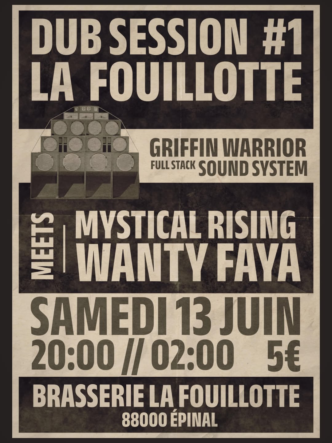 Griffin Warrior Full Stack Sound System AND Mystical Rising Wanty Faya