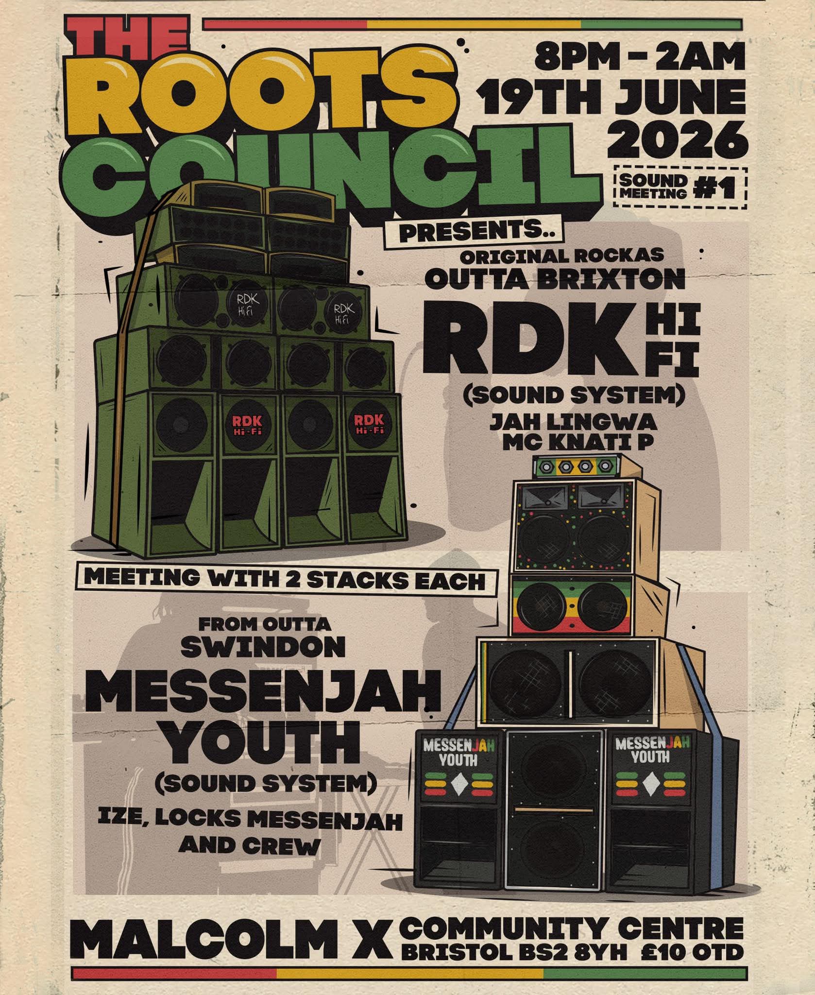 RDK Hi Fi soundsystem AND Messenjah Youth soundsystem