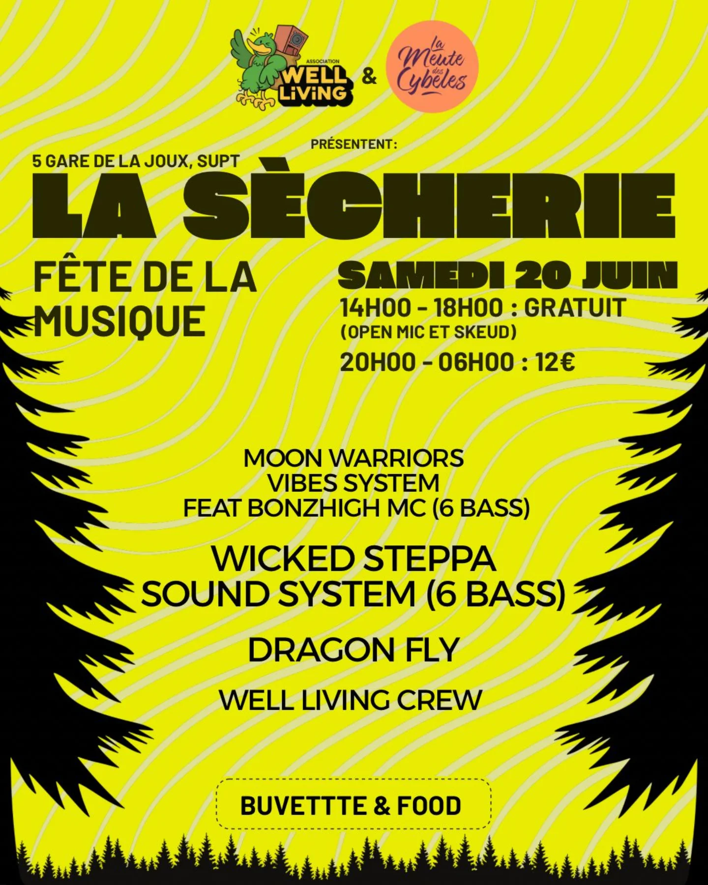 Moon Warriors Vibes System, Wicked Steppa Sound System and Dragon Fly